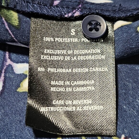 Original by Nicole Miller Floral Sleeveless Dress Size Small Midi V-Neck Tank - Picture 5 of 5